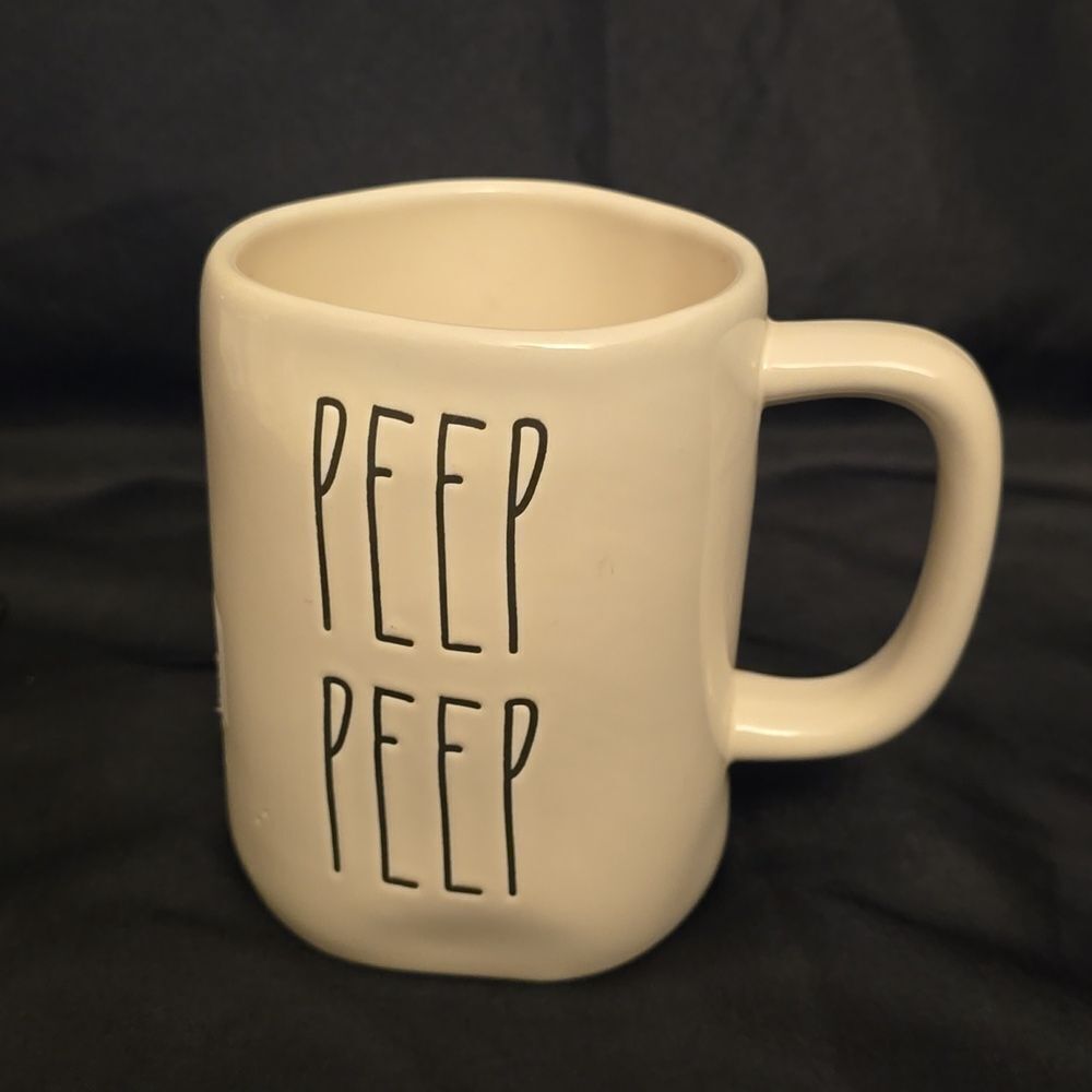 Rae Dunn "Peep Peep" Mug with Nest Detail
